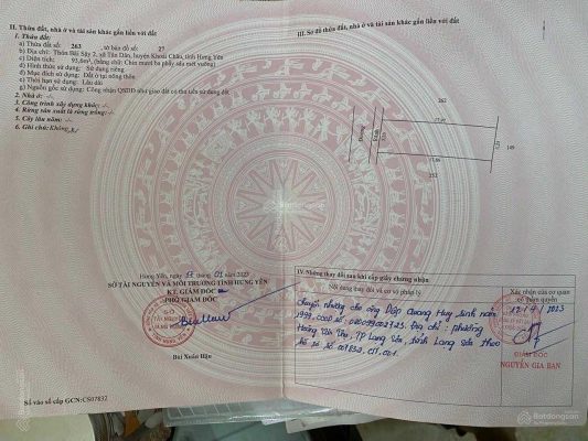 Chủ nhà cần bán gấp lô đất đẹp tại Hưng Yên với giá siêu rẻ