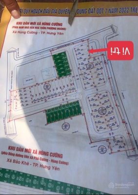 Đất bán thuộc khu dân cư mới thôn Phượng Hoàng, xã Hùng Cường, tp Hưng Yên