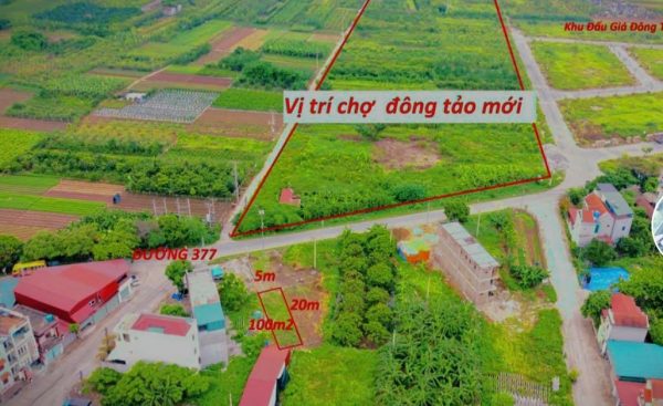 Siêu phẩm Đông Tảo nằm trên trục đường chính 377