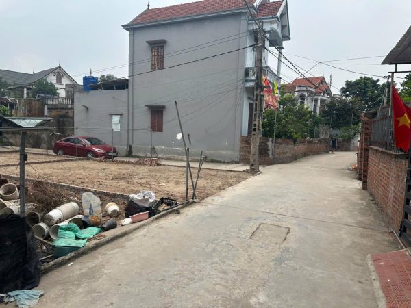 Bán lô góc 56,6m2 gần dự án ĐH Bách KhoaCSII tại Văn Giang-Hưng Yên,30m đến mốc quy hoạch đường to