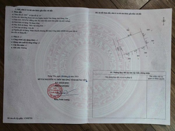 Chính chủ bán 245m2 full thổ cư ngõ thông tại Đan Kim, Liên Nghĩa, Văn Giang, Hưng Yên