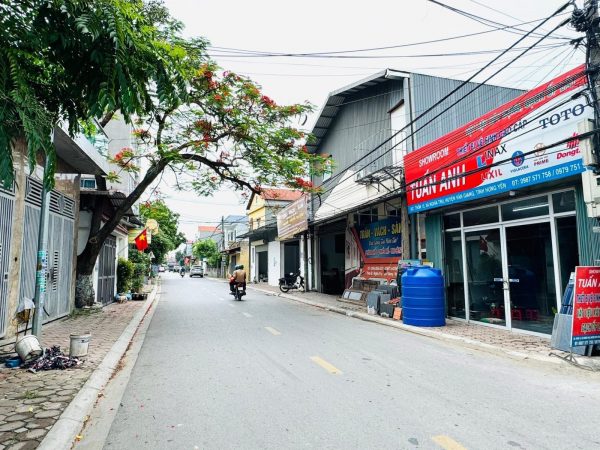Bán lô góc 97,4m² mặt trục chính kinh doanh Nghĩa Trụ, Văn Giang – Có sẵn nhà đang cho thuê