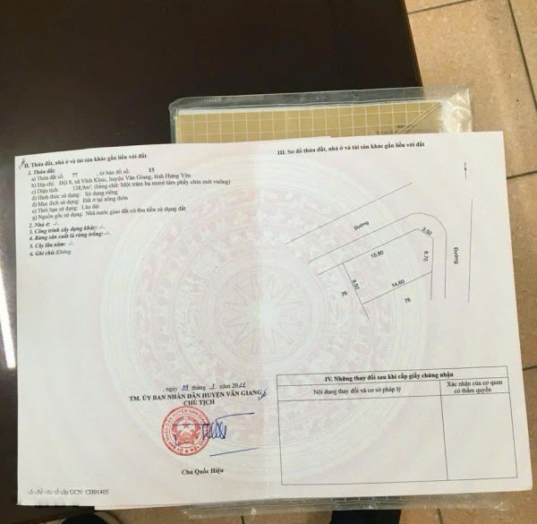 Bán đất 138m2 đất giá 71 triệu/m2 tại gần Nghĩa Trụ, Văn Giang, Hưng Yên
