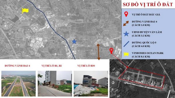 Bán lô đấu giá 78.2 m² và 92m² tại Ngải Dương, Đình Dù, Văn Lâm sát KCN Phố Nối A đầy tiềm năng phát triển