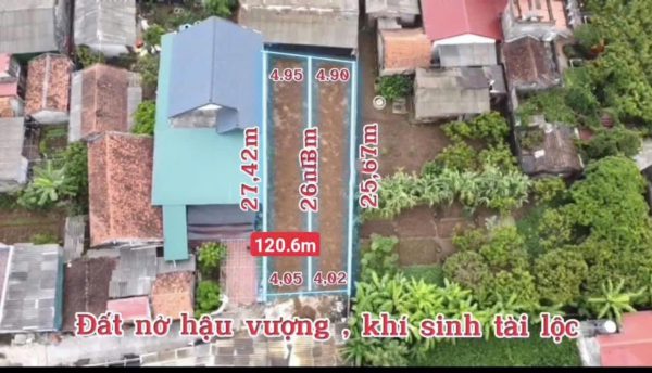 Chính chủ gửi bán 121,2m2 tại Bãi Sậy 2 - Tân Dân Khoái Châu Hưng Yên Đường ô tô vào tận