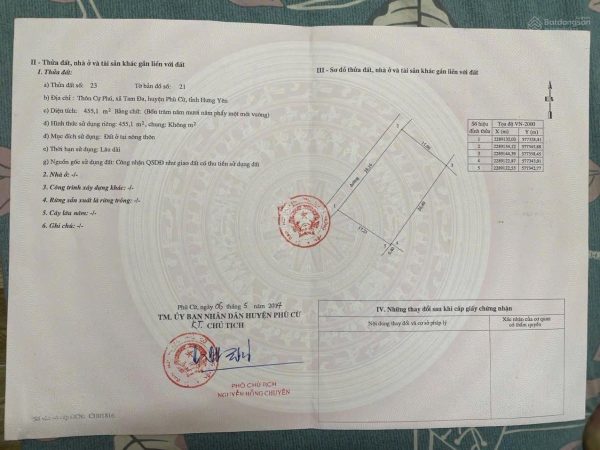 Bán đất Tam Đa – Phù Cừ – Hưng Yên, hàng F0 giá cực tốt