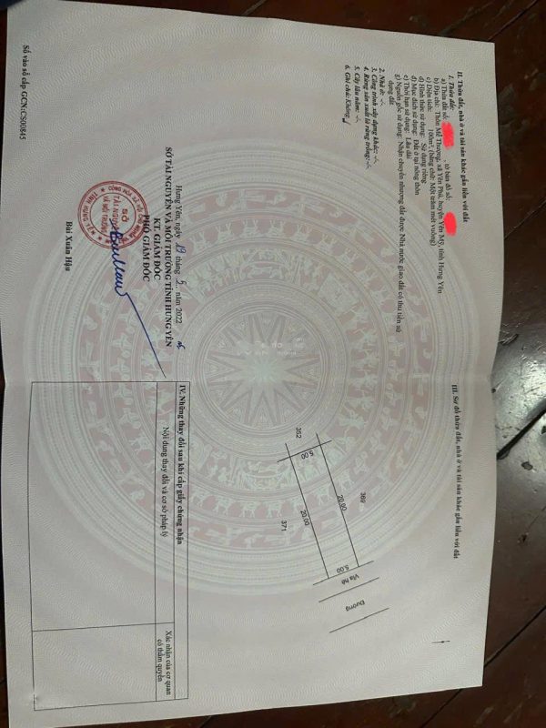 Bán đất phân lô đấu giá tại Yên Mỹ, Hưng Yên – Ô tô tránh, gần tiện ích, DT 100m², mặt tiền 5m