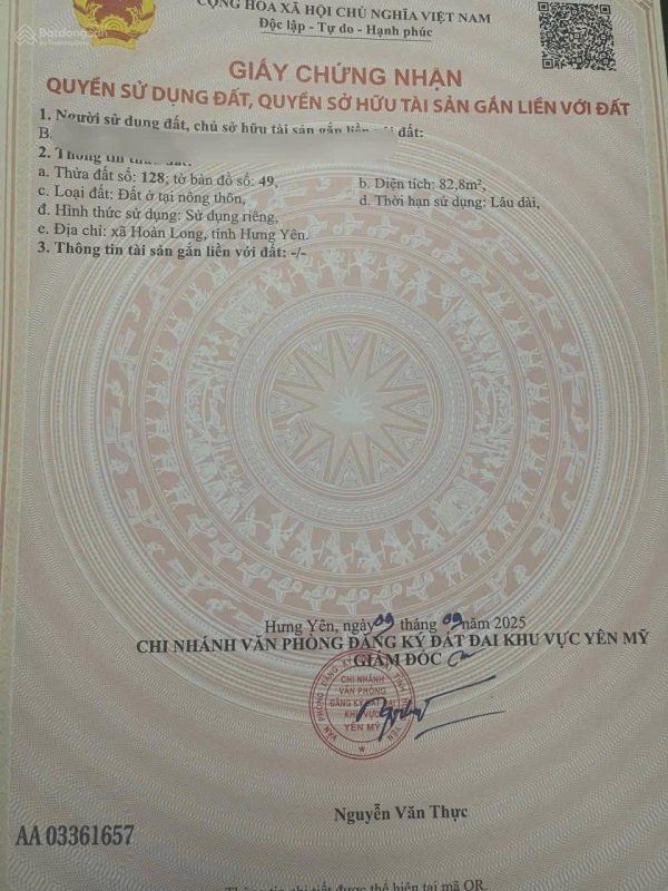 Hơn 2 tỷ sở hữu lô đất sát chợ đầu mối Đông Tảo