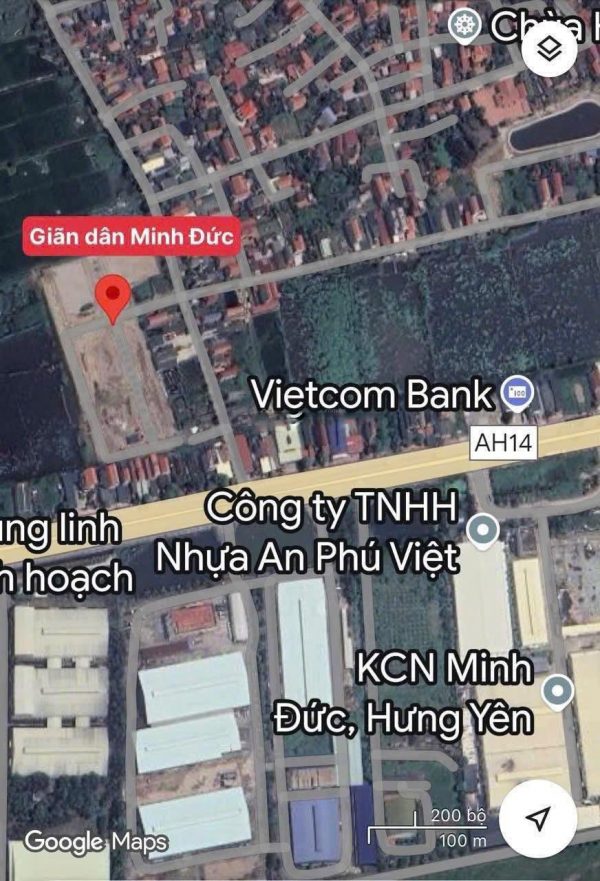 Siêu phẩm đất giãn dân Minh Đức – View vườn hoa, bãi đỗ xe – Giá yêu thương!