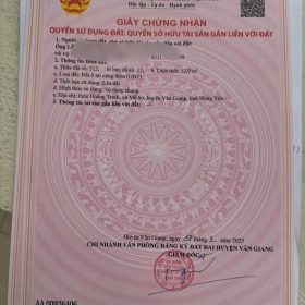 Bán 52.9m2 đất đẹp gần Vành đai 4 cơ hội đầu tư siêu hot thôn Hoàng Trạch, xã Mễ Sở, chỉ 2,2 tỷ